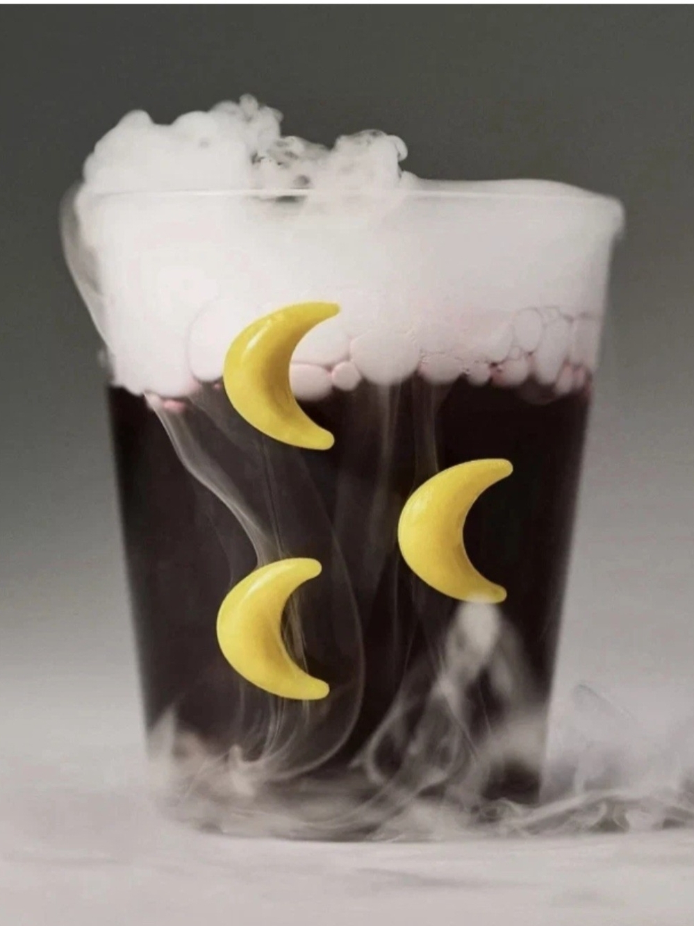 Anthropologie 3D Moon Juice Glass